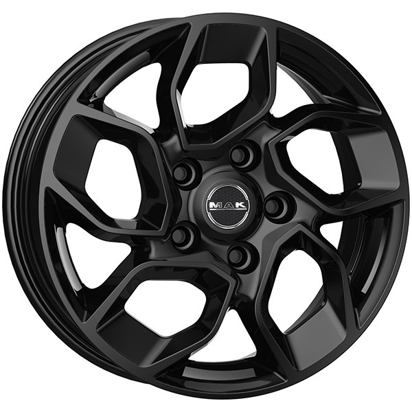 ALLOY WHEEL MAK EXPRESS FOR OPEL COMBO N1 6.5X16 5X108 GLOSS BLACK 378