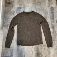 Zadig  Voltaire Girls Cashmere Sweater Star Elbow Patch Brown Classic Preppy M