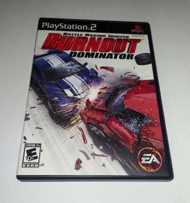 Burnout Dominator PS2 PlayStation 2 Game Complete w Manual Battle Racing Ignited