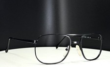 VTG ARTCRAFT Aviator Black Unisex Aviator Full Rim Eyeglasses FRAMES ONLY