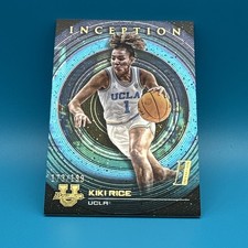 2022-23 Kiki Rice Bowman U Inception Aqua Refractor #52 /199 UCLA March Madness