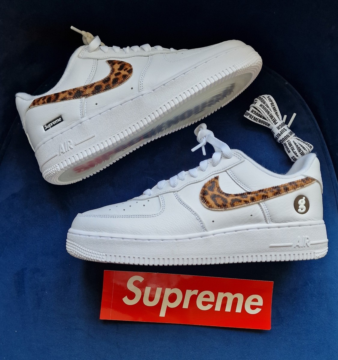 Nike X Supreme & GOODENOUGH - Nike Air Force 1 - U.K. 7.5