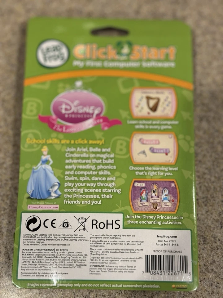 Leap Frog CLICK START My First Computer Software Disney Dora Nihao Puppy Pals - Image 4 of 4