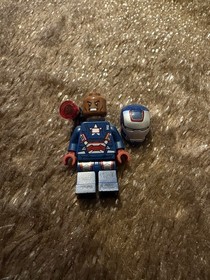 LEGO Marvel: Iron Patriot (sh084 sh0084) Minifigure Iron Man 30168 COMPLETE