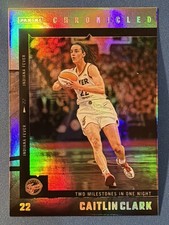 2025 Panini Caitlin Clark Chronicled #3 Holo Foil Parallel Silver Indiana Fever