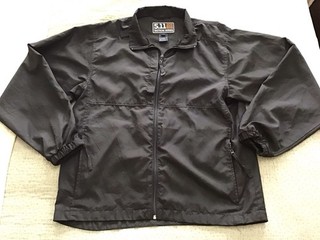 New 5.11 Tactical PACKABLE JACKET BLACK MEDIUM