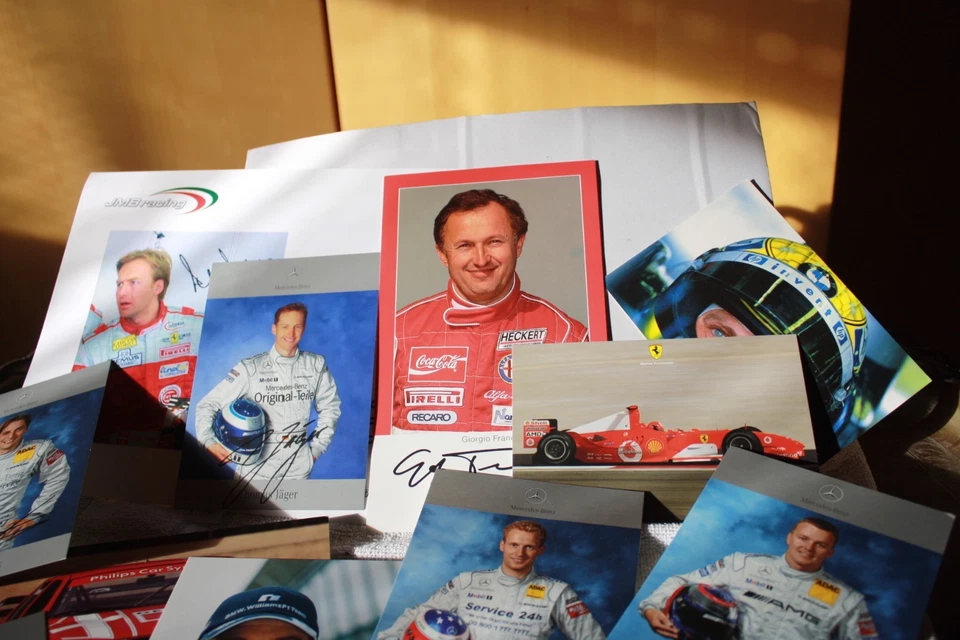 15 Autgrammkarten ( Druck/Blanco), Motorsport, Autogrammkarte - Bild 4 von 4