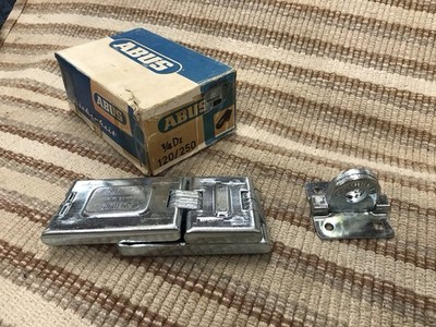ABUS Double Joint 120/250 Hinged HD Steel Security Hasp And Staple GERMAN 10''