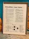 GALLIPOLI Unpunched Mint Boxed version 1980 Paper Wars DARDANELLES CAMPAIGN — photo 5