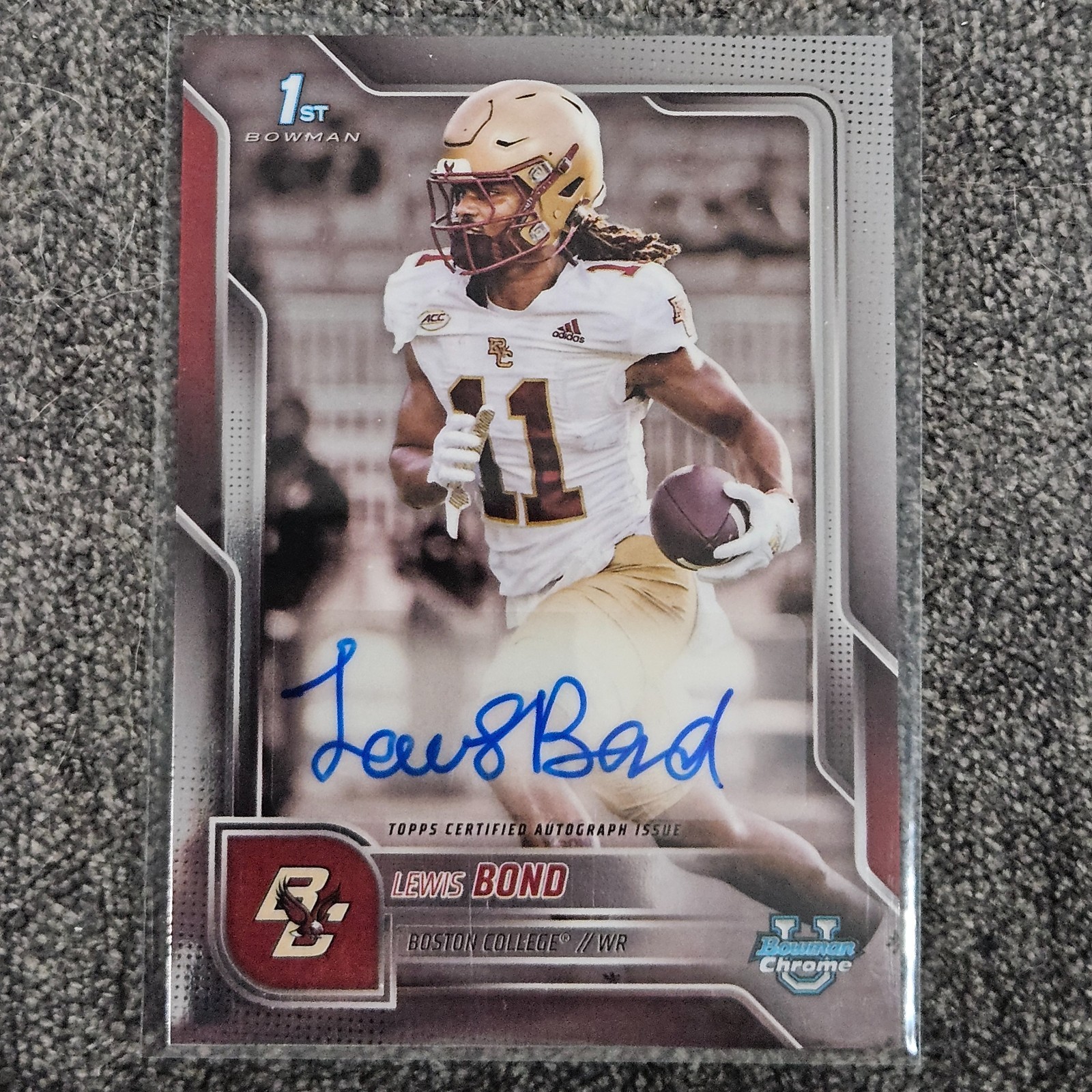 2025 Bowman U Chrome Prospect Auto Lewis Bond Boston College #BCA-LBO