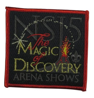 2005 Jamboree The Magic of Discovery Arena Shows Patch RED Bdr (VT2089)