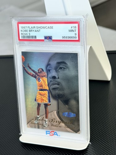 1997-98 FLAIR SHOWCASE ROW 3 KOBE BRYANT LAKERS HOF PSA 9 (Best Offer)