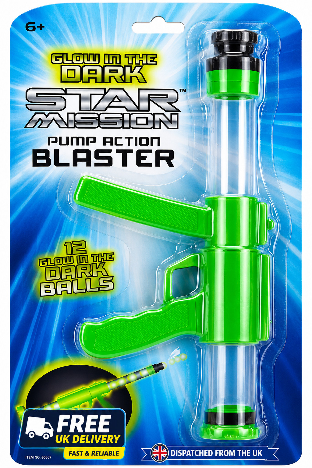 Power Pump Action Popper Air Powered Blaster Shooter Gun Foam Ball Battle Toy - Image 2