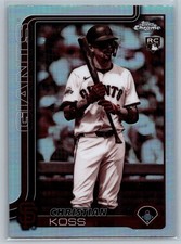 2025 Topps Chrome Update Christian Koss #USC26 Sepia Refractor (RC) SF Giants
