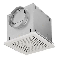 Broan L100 130 CFM 0.3 Sone Ceiling Wall Mounted Commercial Utility Bathroom Fan