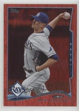 2014 Topps Update Red Hot Foil Jake Odorizzi #US-135 04zk