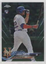 2018 Topps Chrome Green Refractor 78/99 Dominic Smith (Batting) #162 u0u