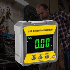 Electronic Level Gauge High Precise 4x90&deg; Digital Inclinometer for Plumbing