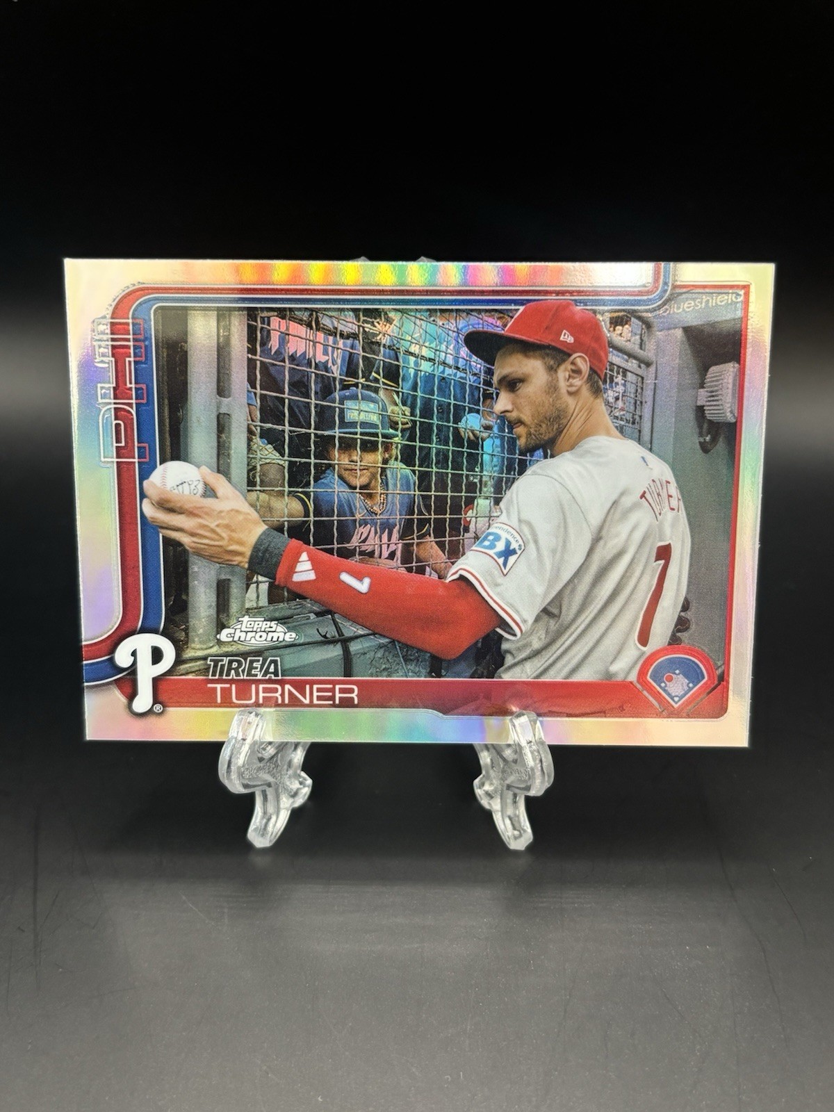 2025 Topps Chrome Phillies Trea Turner Image Variation SP PHILLIES #208