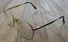 Vintage Eyeglass Frames ONLY Laura Ashley 53-18-140 Gold Black Ornate Full Rim