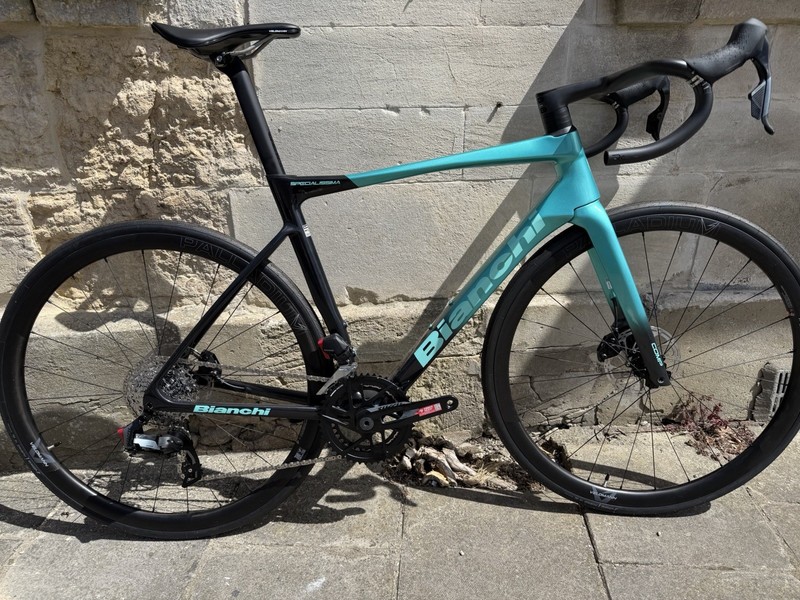 Bianchi Specialissima Comp Rival AXS Carbon Road Bike 2026 Celeste NEW 55cm