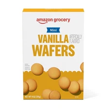 Amazon Grocery, Mini Vanilla Wafers, 11 Oz (Previously Happy Belly,... 