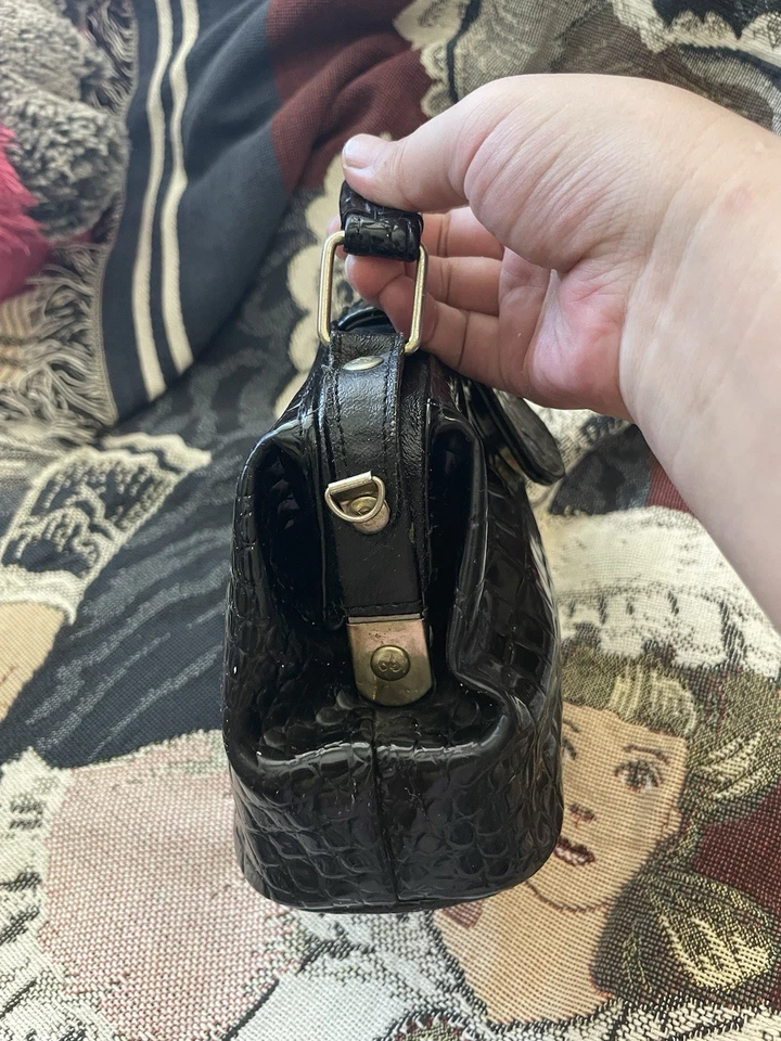 Marca Renaissance Corea Vintage Cuero Cubo/bolso Foto 4 de 4