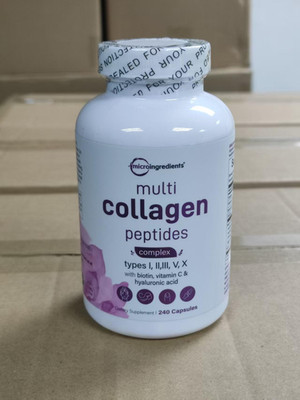 Micro Ingredients 240 Collagen Pills designed for Women & Men, Multi Capsules