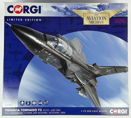 Corgi AA39802 Tornado F.Mk 3 No.43 Sqn 'Fighting Cocks' 1/72 Scale Diecast Model - Picture 1 of 5