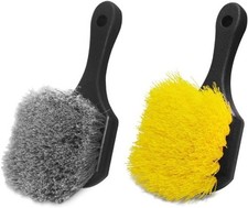 2 Set Wheel  Tire Brush Cleaner for Car, Wheel Brushes for Cleaning Wheels Auto