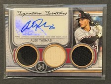 2023 Topps Museum Collection Alek Thomas Signature Swatches Triple Relic /399
