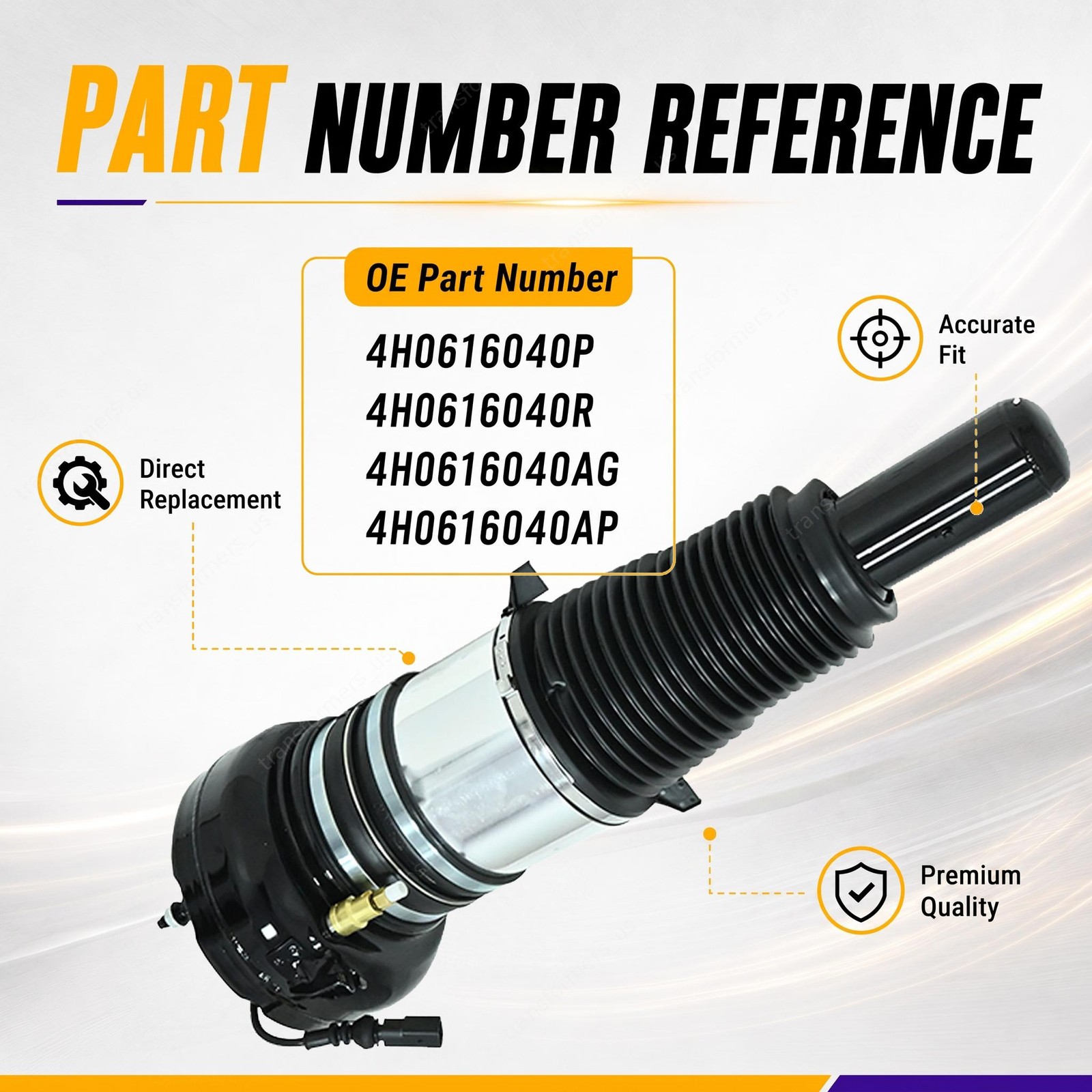 Bentley Mulsanne 2009-2019 Front Right Air suspension strut
