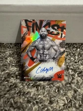 2025 Topps Finest WWE Tommaso Ciampa Auto /50 Gold Refractor #FACMP