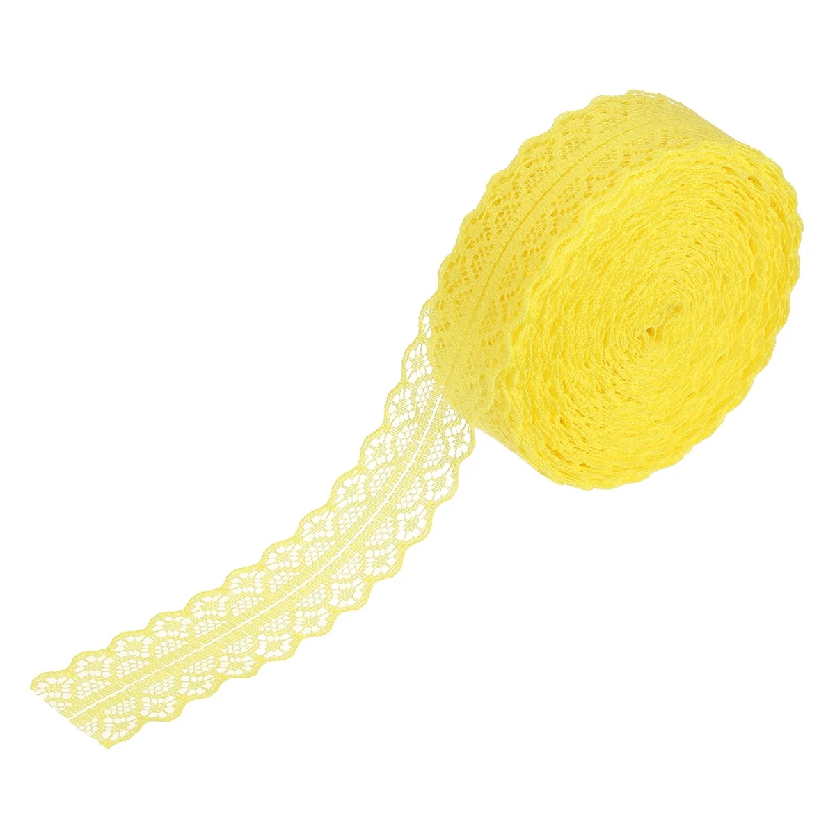 Nastro Di Pizzo Floreale 3 Metri Con Bordi Ricamati - Tessuto In Seta Di Nylon Largo 14 Cm Per Cucito, Decorazione Abiti E Progetti Fai Da Te, Colore Nero