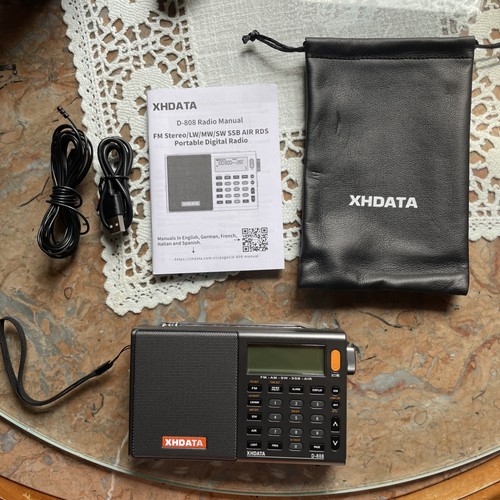 XHDATA D-808 Récepteur Universel FM/KW/LW SSB RDS Air Band Radio Multi-Bande - Photo 7/7