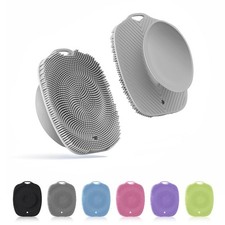 ARIOSOX, Soft Silicone Body Scrubber, Gentle Like a Hand Exfoliating Gray