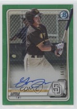 2020 Bowman Chrome Prospects Green Refractor 90/99 Grant Little #CPA-GL Auto tj1