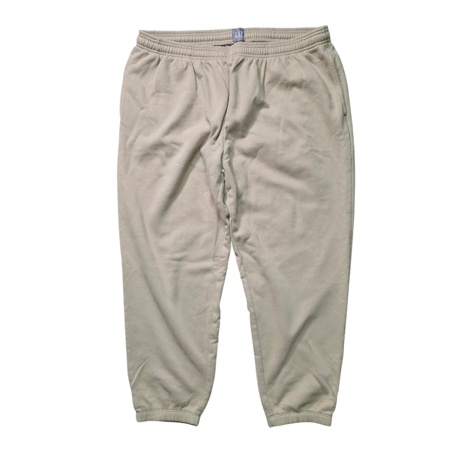GAP Jogger Pants Men’s XL Beige Fleece Casual