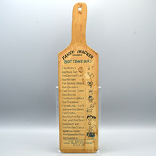 Fanny Whacker Bottoms Up Wooden Spanking Paddle Vintage Novelty Gag