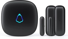 Door Chime, Wireless Door Open Contact Sensor Alarm with 500 FT Range, 58 Chimes