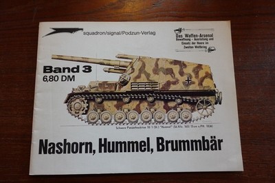Nashorn, Hummel, Brummbär  Waffen-Arsenal  Band 3  gebraucht, sehr erhalten