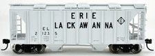 Bowser 42218 HO Erie Lackawanna 70 Ton 2 Bay Hopper Car #21235 LN/Box