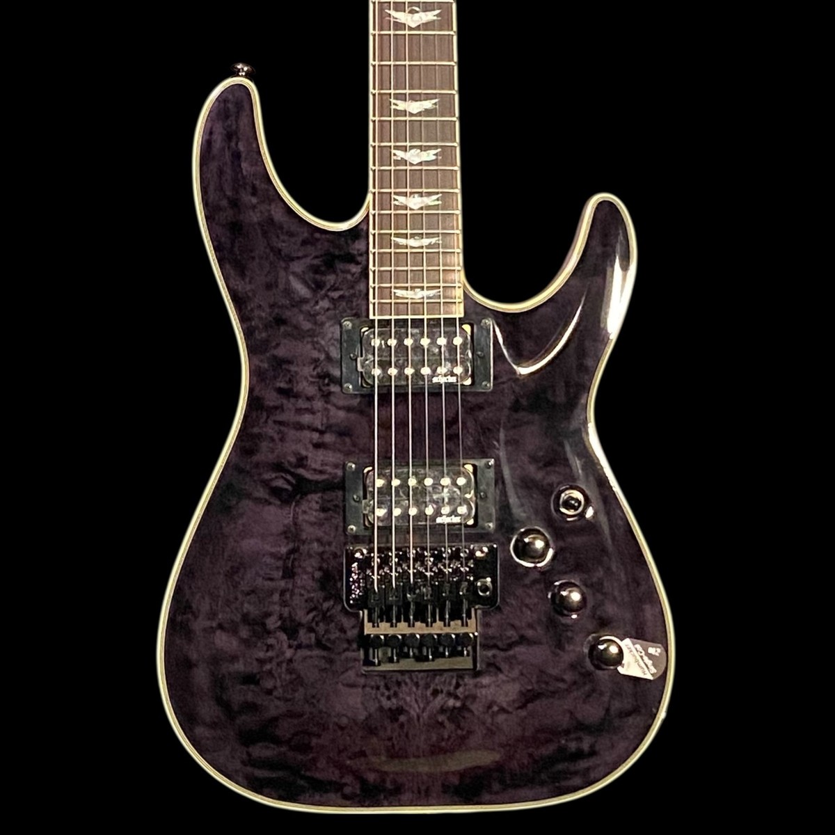 Schecter Omen Extreme-6 FR Electric Guitar - See Thru Black | eBay