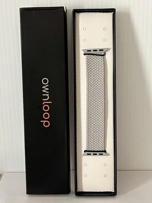 Smart Watch Band Solo Woven Loop Grey 38/40/41mm Apple Compatible x-small 5 