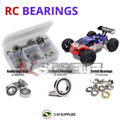 RCScrewZ Rubber Shielded Bearings kyo140r for Kyosho Neo ST 1/8 4WD 33002 | KIT