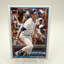 2026 Topps Series 1 1991 Topps Ryne Sandberg T91-25 Cubs Baseball MLB 75 Years