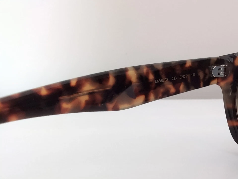 Gafas de sol Lanvin unisex para mujer y hombre tortuga 52 mm cuadradas con estuche nuevas sin etiquetas Foto 4 de 4