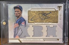 2018 Topps Triple Threads Francisco Lindor Patch Auto /18
