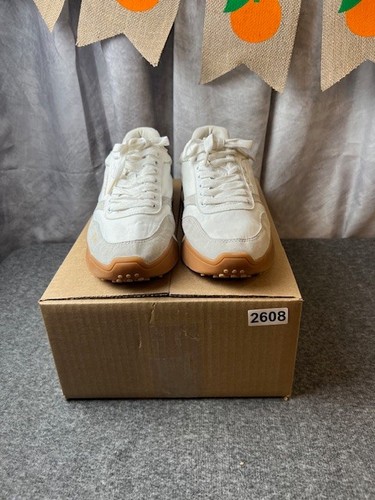 Scarpe da ginnastica Sam Edelman donna 10M bianche scamosciate nylon Layla platform C15-4 - Foto 8 di 8