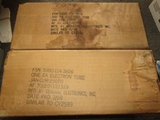 (2) Mint NOS NIB Guaranteed  Sealed Jan CDR  -250th    Ham Radio Tubes